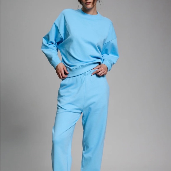 Year of Ours Pants - Year of Ours Light Blue Joggers NWT